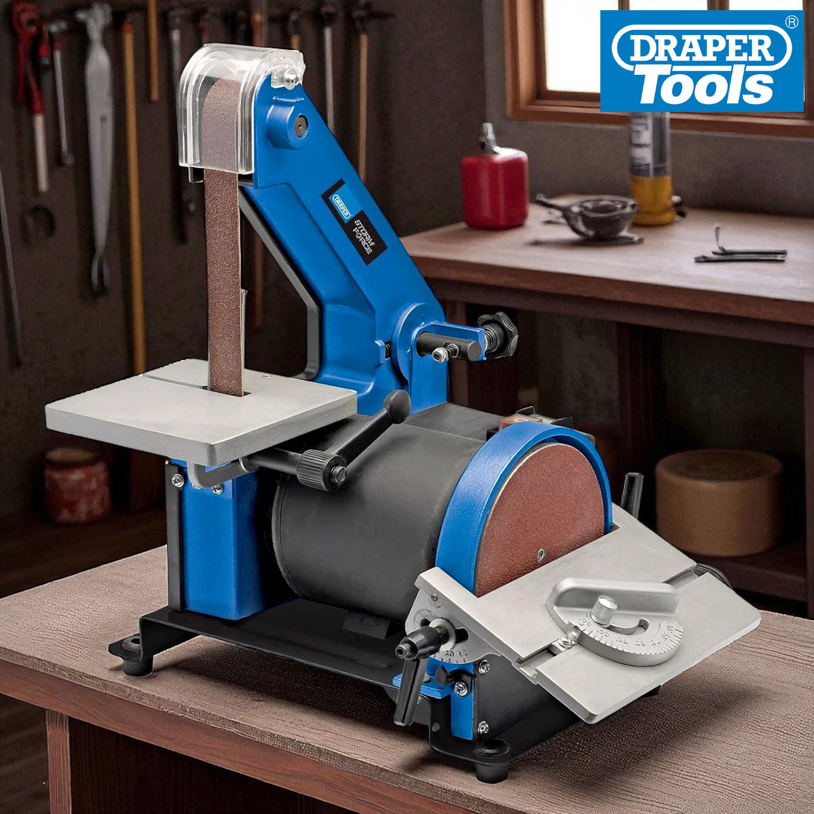 Draper 98419 300W Electric Belt and Disc Sander