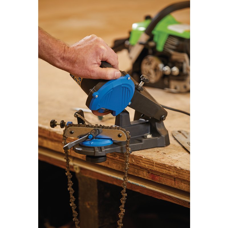 Draper 98485 85W Electric Chainsaw Blade Sharpener Grinder 230V Bench Mounted