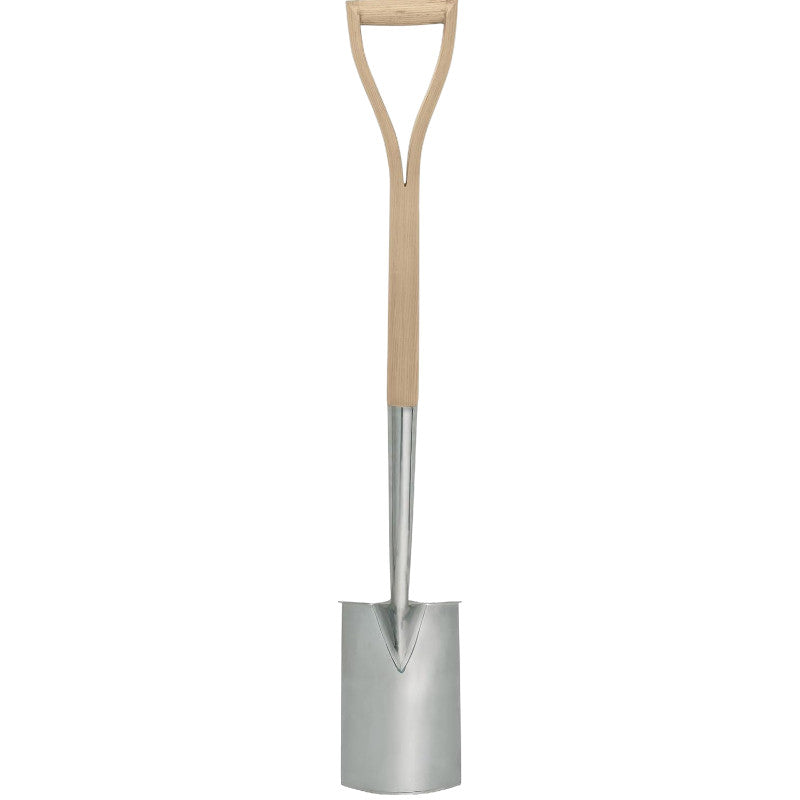 Draper Heritage Stainless Steel Border Spade With Ash Wood Handle 99012