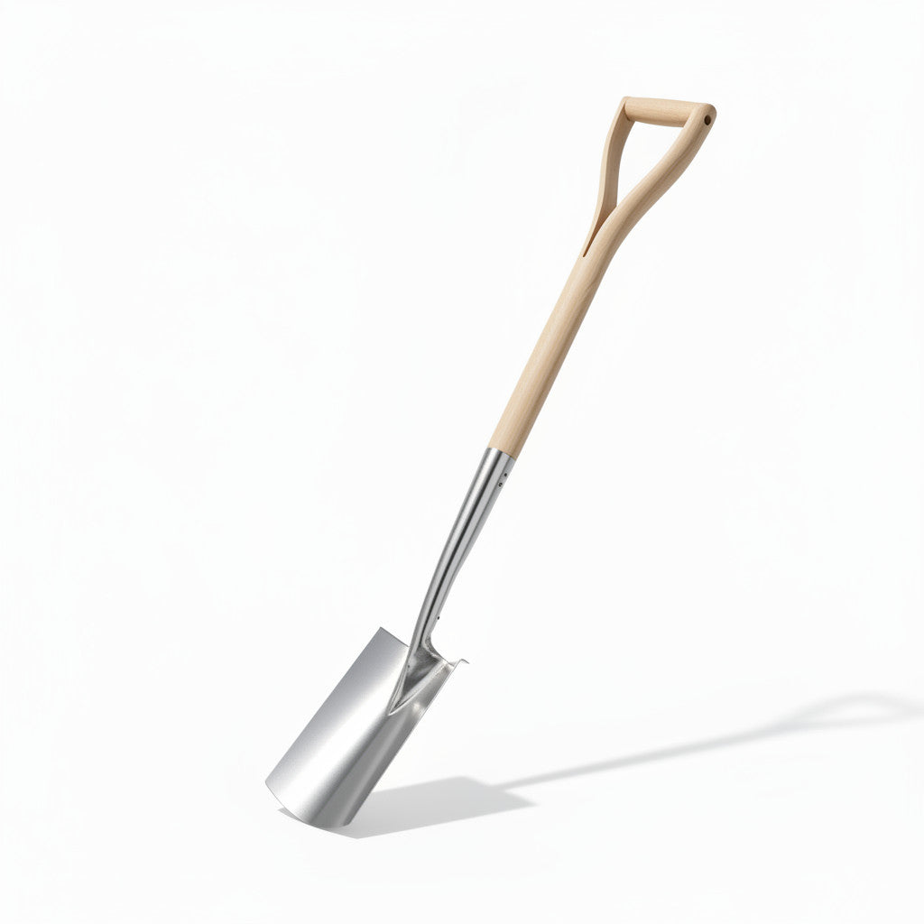 Draper Heritage Stainless Steel Border Spade With Ash Wood Handle 99012
