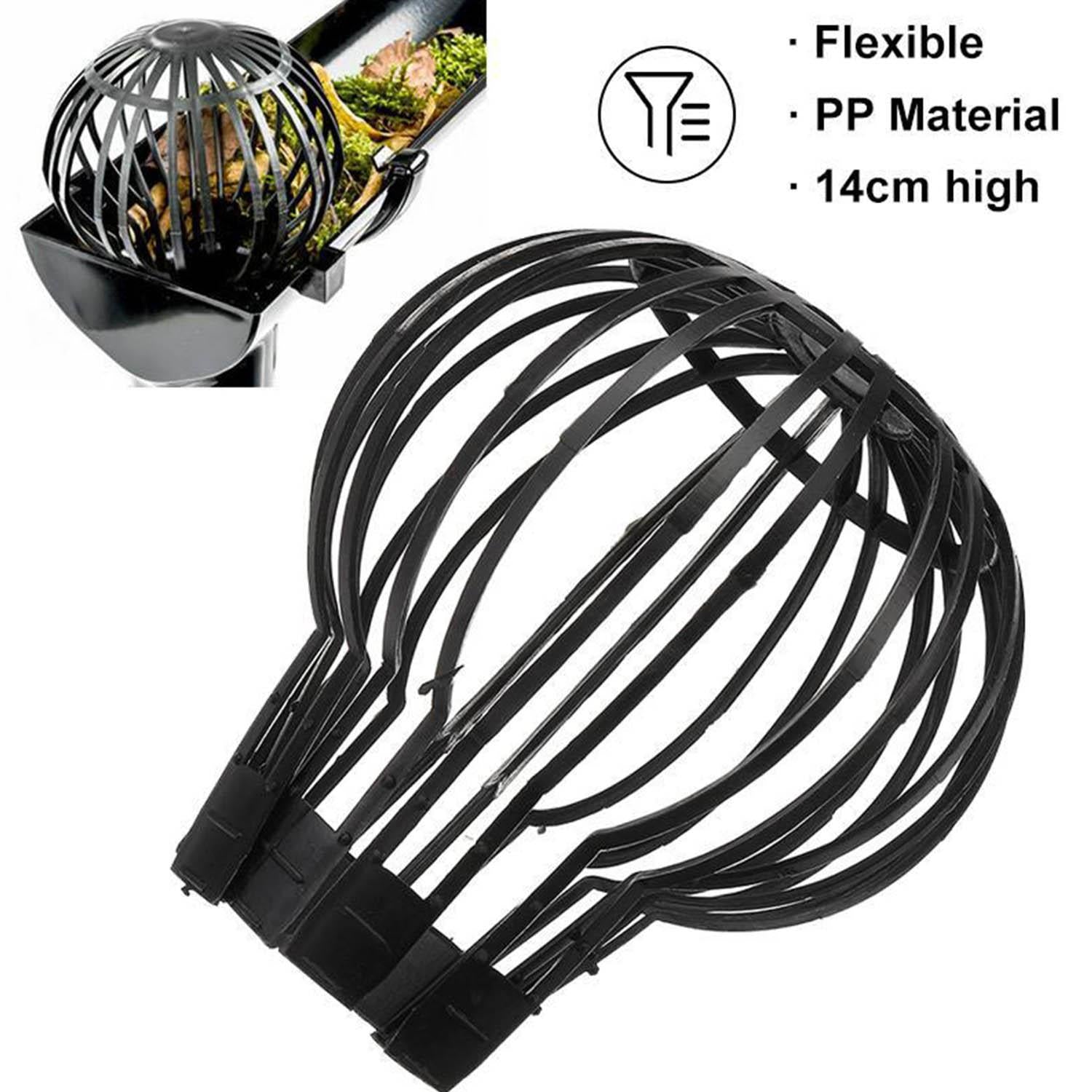 8 Pack Gutter Downpipe Leaf Filters – Plastic Balloon Guards Prevent Blockages from Leaves, Moss & Debris | Universal Fit | Weatherproof Downpipe Protector