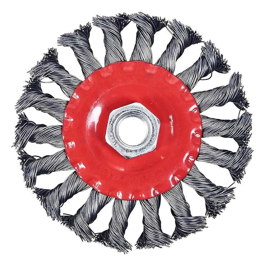 Amtech F3365 100mm  Twist Knot Wire Wheel
