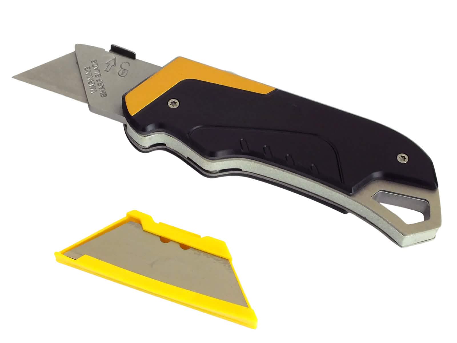 Utility Safety Knife with Slide-away Retractable Blade | Supplied with 3 Blades