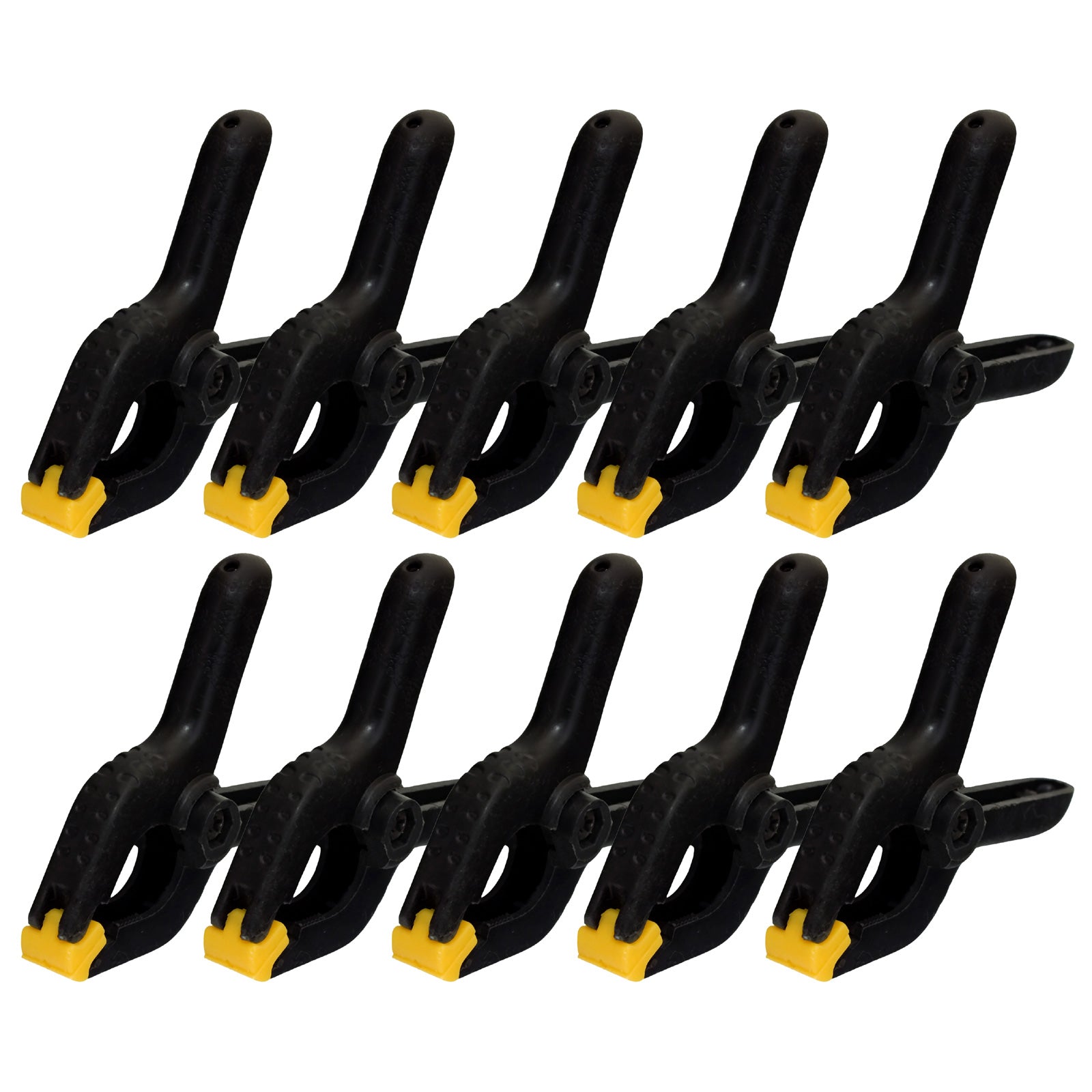 10 Pack of 2" Spring Clamps 50mm Quick Grip Clips | Ideal for Jewellery and Model Making Crafts DIY