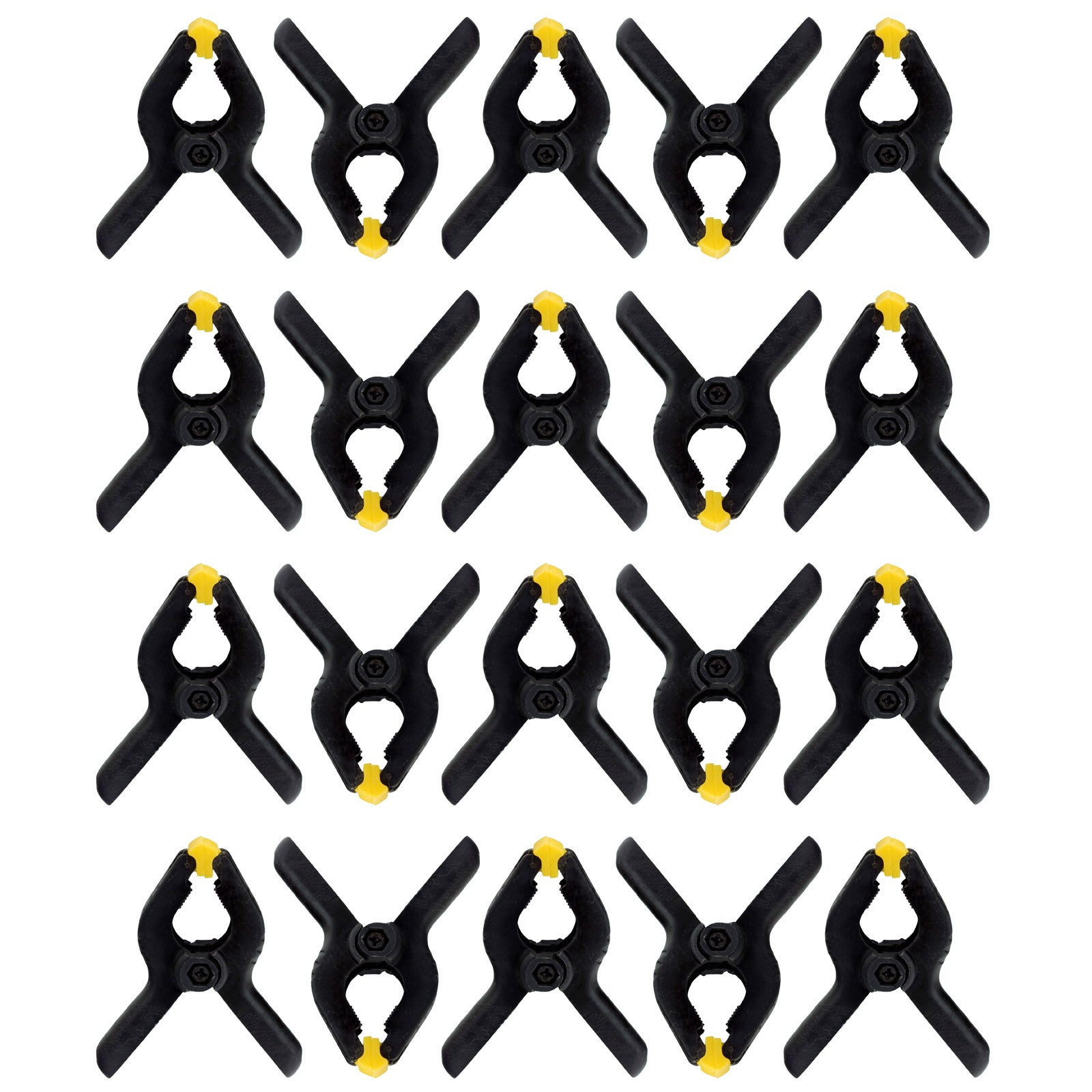 20 Pack of 2" Spring Clamps 50mm Quick Grip Clips | Ideal for Jewellery and Model Making Crafts DIY