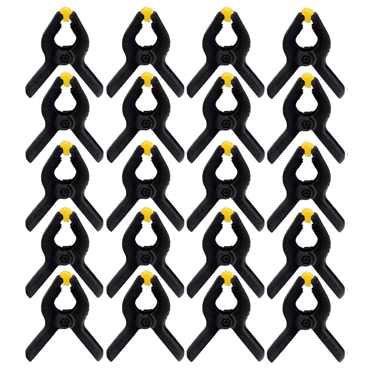 20 Pack of 2" Spring Clamps 50mm Quick Grip Clips | Ideal for Jewellery and Model Making Crafts DIY