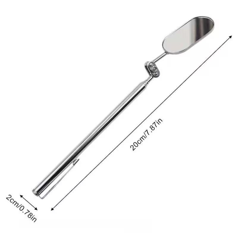 6pc Inspection Tools Set including Telescopic Magnetic Pick Up Tools plus Telescopic Insection Mirrors and Precision Screwdrivers