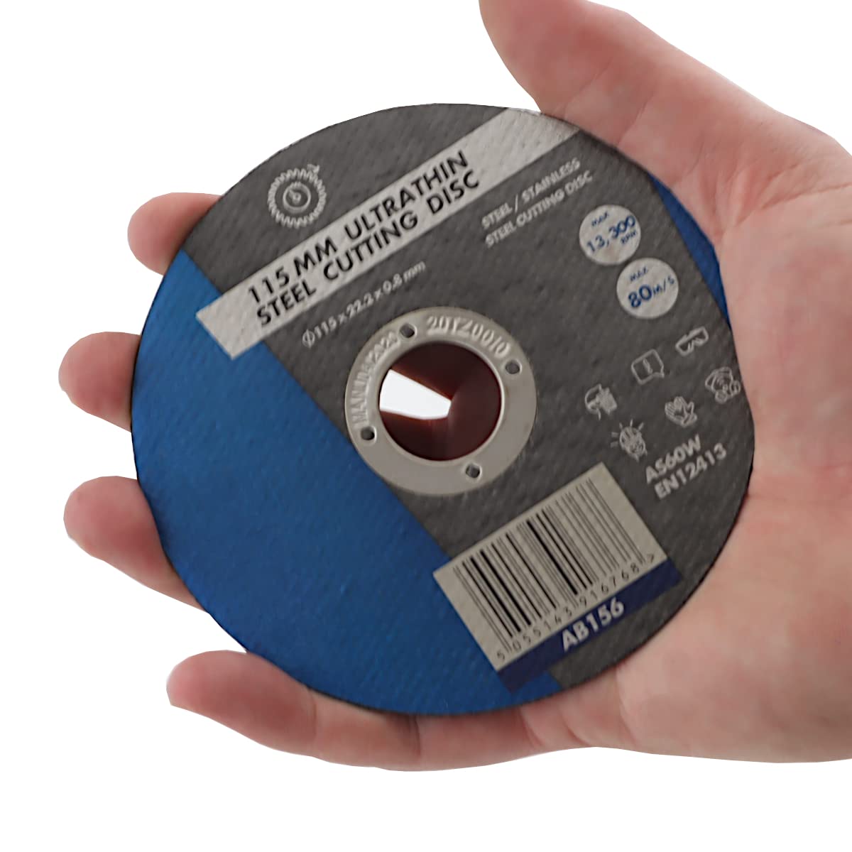 50 x Ultra thin 115 x 1mm stainless steel cuttings discs - metal cutting slitting discs