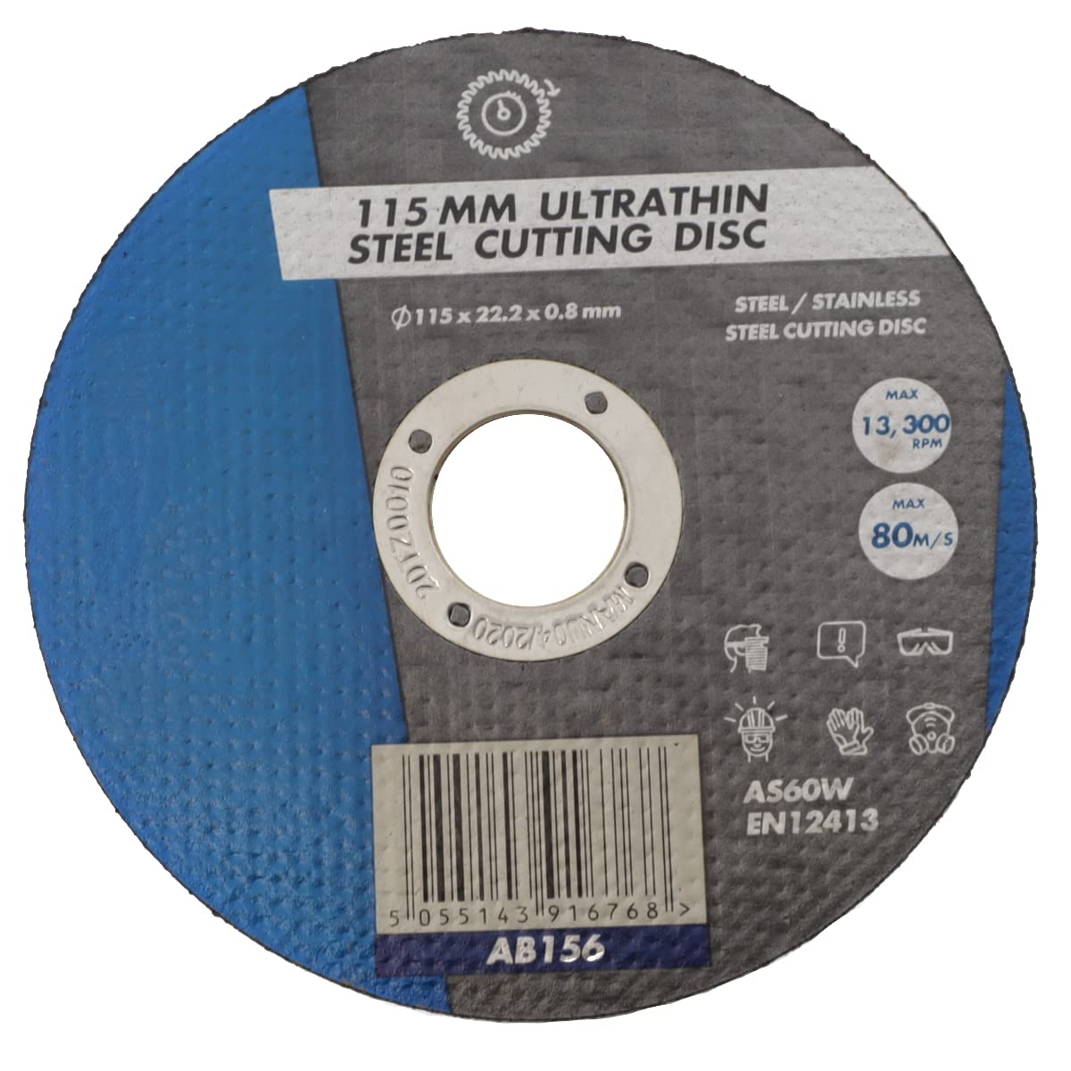 50 x Ultra thin 115 x 1mm stainless steel cuttings discs - metal cutting slitting discs