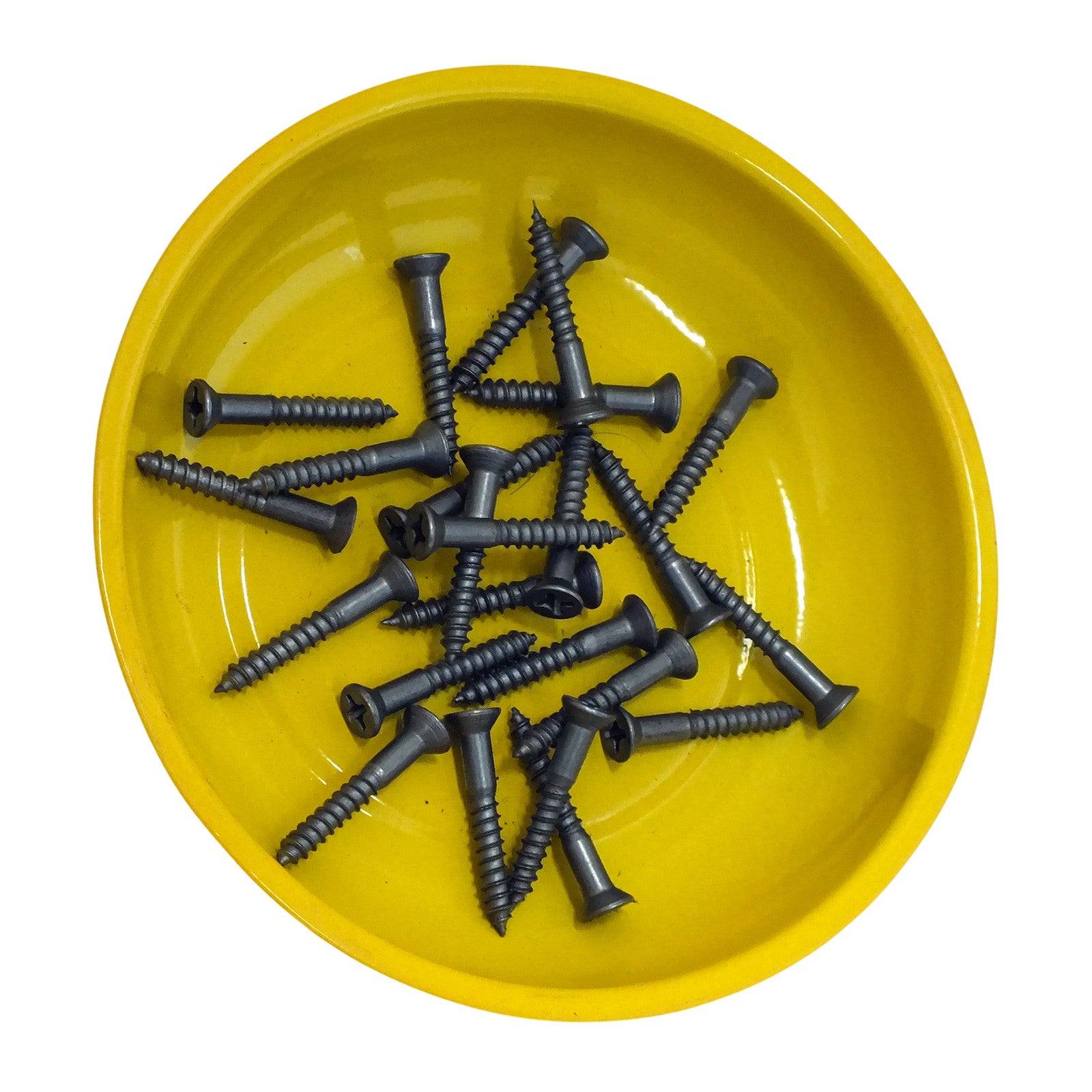 4” (100mm) Magnetic Parts Tray Dish - Yellow