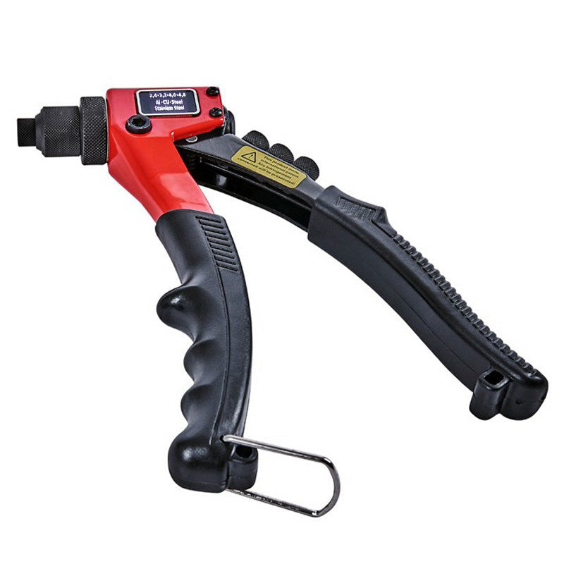 Hand Pop Riveter Rivet Gun Pro Riveting Tool plus 1000 Assorted Rivets and 4 Nozzle Heads