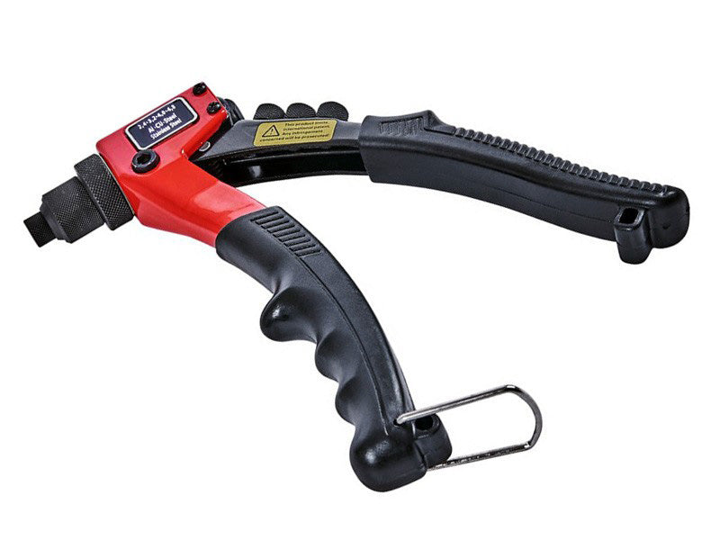 Hand Pop Riveter Rivet Gun Pro Riveting Tool plus 1000 Assorted Rivets and 4 Nozzle Heads