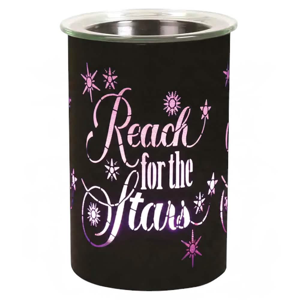 Electric Wax Melt Warmer Burner Colour Changing LED Fragrance Diffuser "Reach for the Stars"