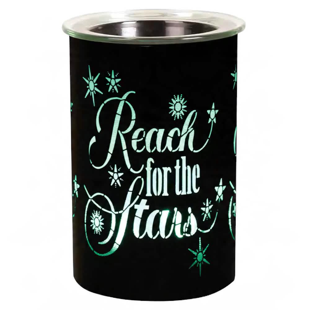 Electric Wax Melt Warmer Burner Colour Changing LED Fragrance Diffuser "Reach for the Stars"