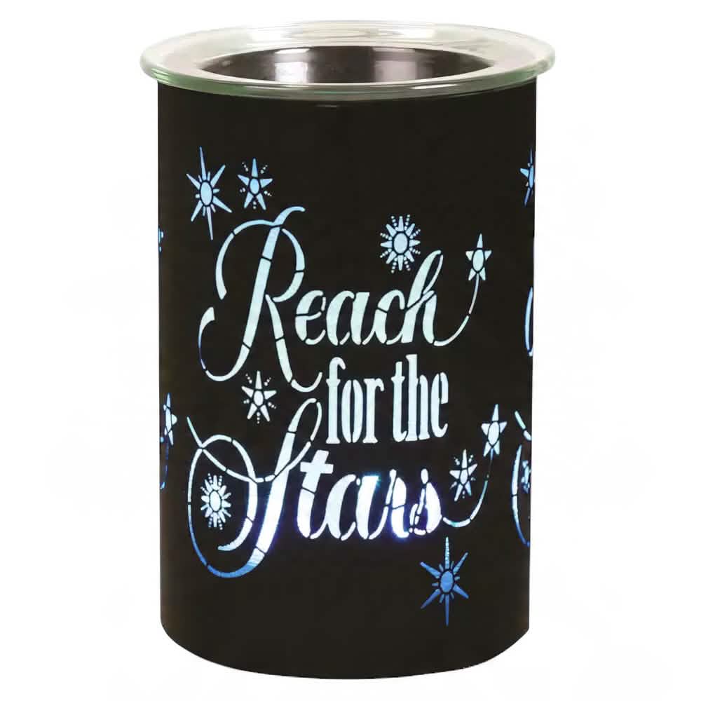 Electric Wax Melt Warmer Burner Colour Changing LED Fragrance Diffuser "Reach for the Stars"
