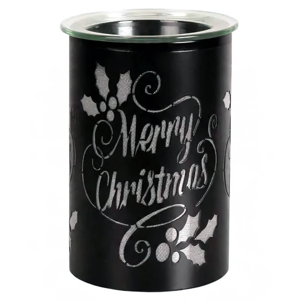 Electric Wax Melt Warmer Colour Changing LED Fragrance Diffuser "Merry Christmas"