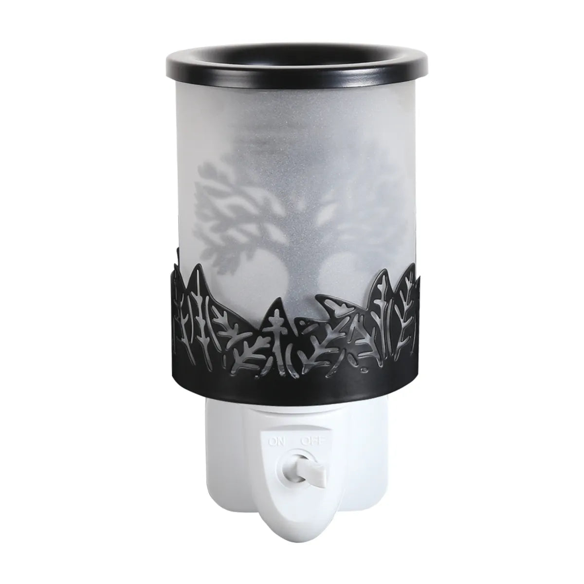 Tree Of Life Plug In Wax Melt Oil Aroma Warmer Black Silhouette Shadow