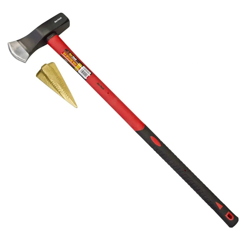 AM-TECH 6lb WOOD SPLITTING MAUL AXE FIBREGLASS SHAFT & LOG BOMB 3 YEAR WARRANTY