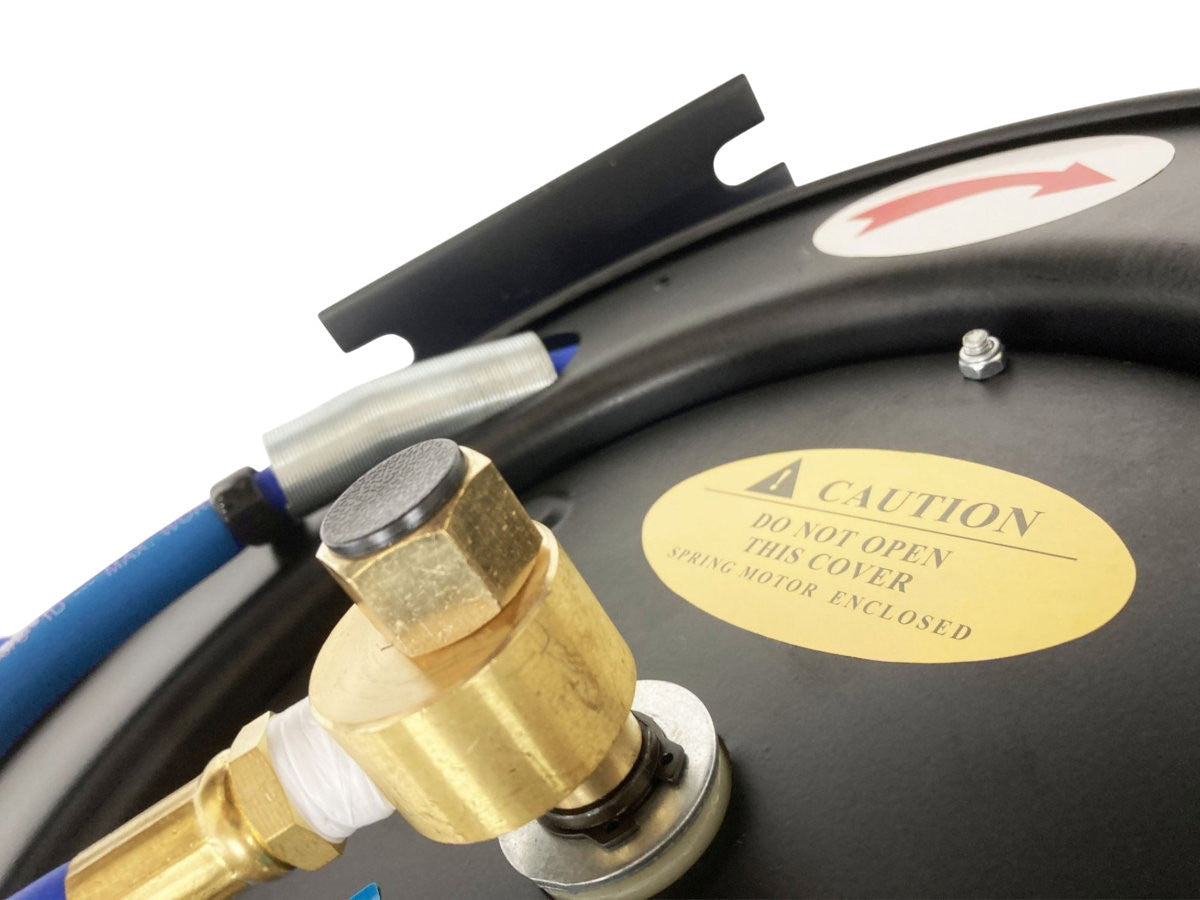 30ft 3/8" Auto Rewind Retractable Air Hose Reel
