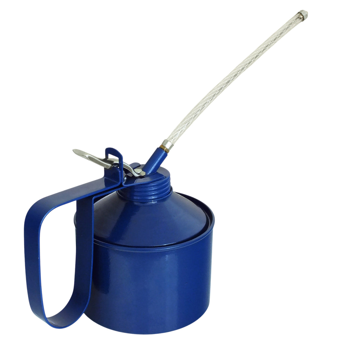 1.5 Pint Oil Can with Lever Pump Action and Removeable Flexible Spout
