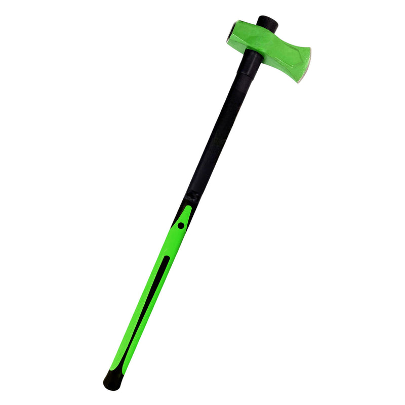 6lb Wood Splitting Maul Axe Fibreglass Shaft Anti-jam Head + Log Bomb Wedge