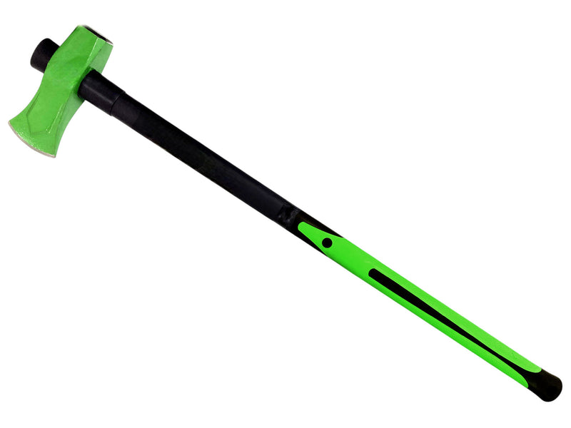 6lb Wood Splitting Maul Axe Fibreglass Shaft Anti-jam Head + Log Bomb Wedge