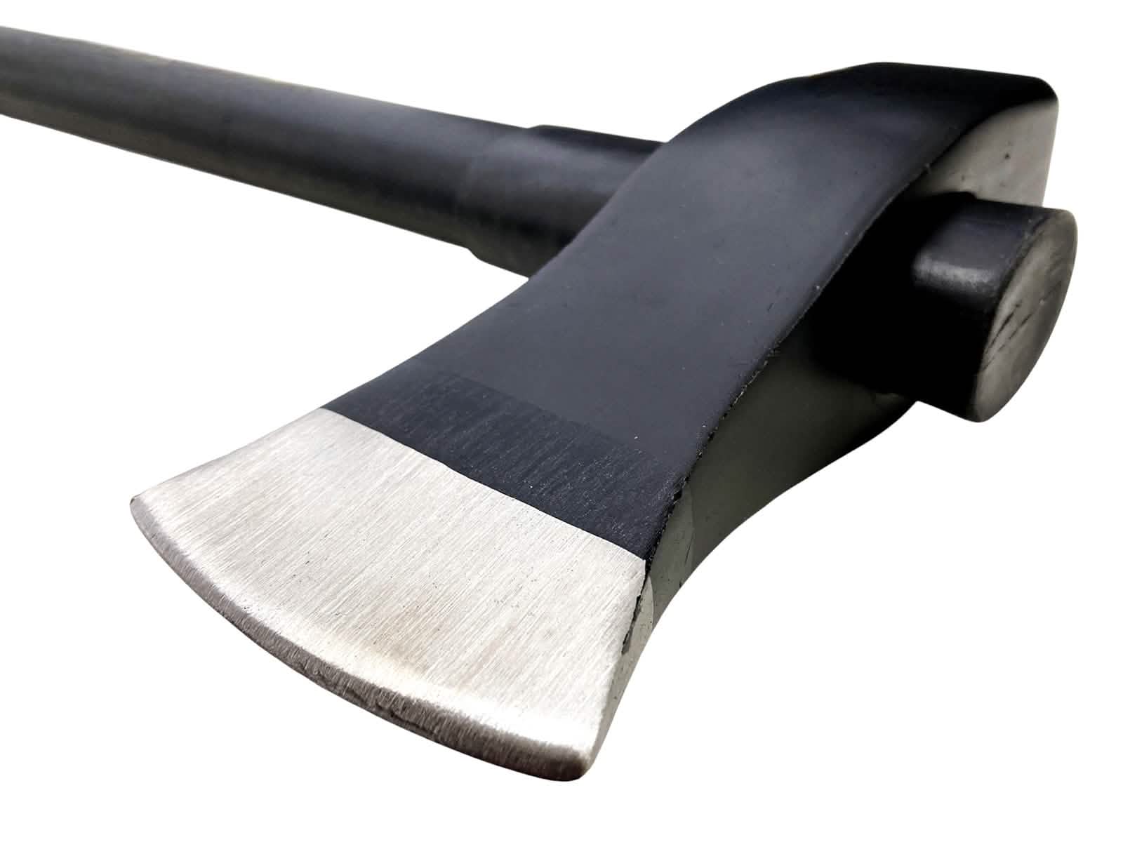 6lb Log Splitting Maul Axe Fibreglass Shaft Soft Grip Rubber Handle Tree Felling