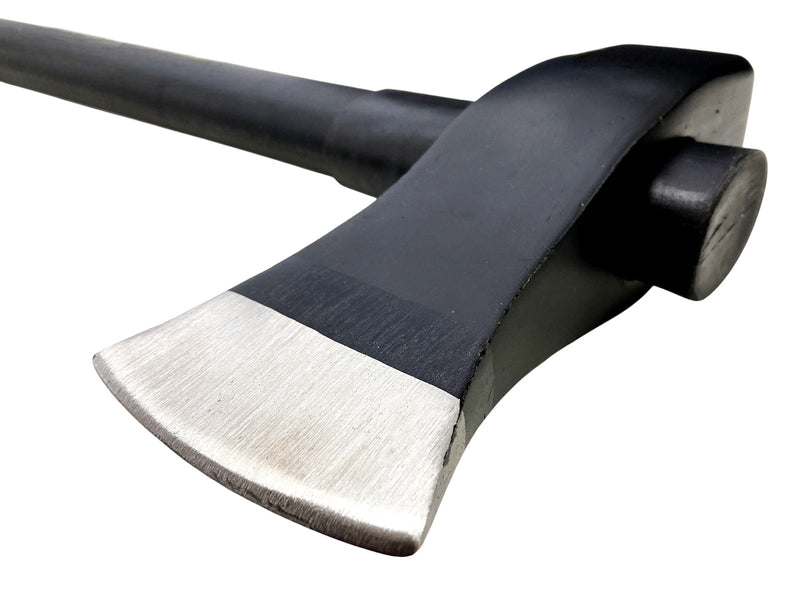 6lb Log Splitting Maul Axe Fibreglass Shaft Soft Grip Rubber Handle Tree Felling