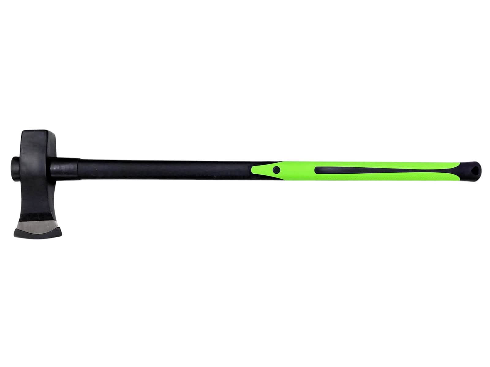 6lb Log Splitting Maul Axe Fibreglass Shaft Soft Grip Rubber Handle Tree Felling