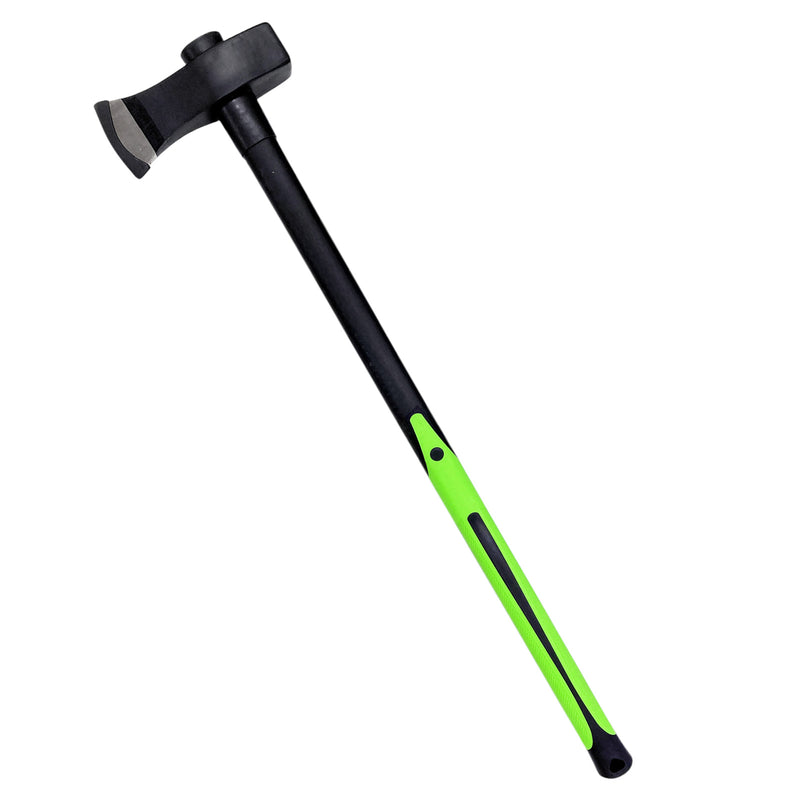 6lb Log Splitting Maul Axe Fibreglass Shaft Soft Grip Rubber Handle Tree Felling