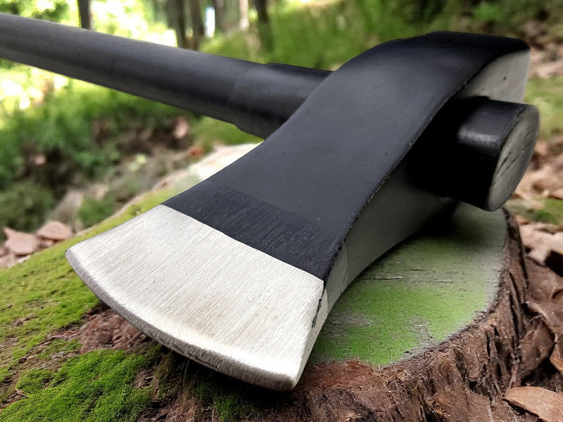6lb Log Splitting Maul Axe Fibreglass Shaft Soft Grip Rubber Handle Tree Felling