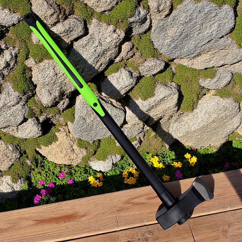 6lb Log Splitting Maul Axe Fibreglass Shaft Soft Grip Rubber Handle Tree Felling