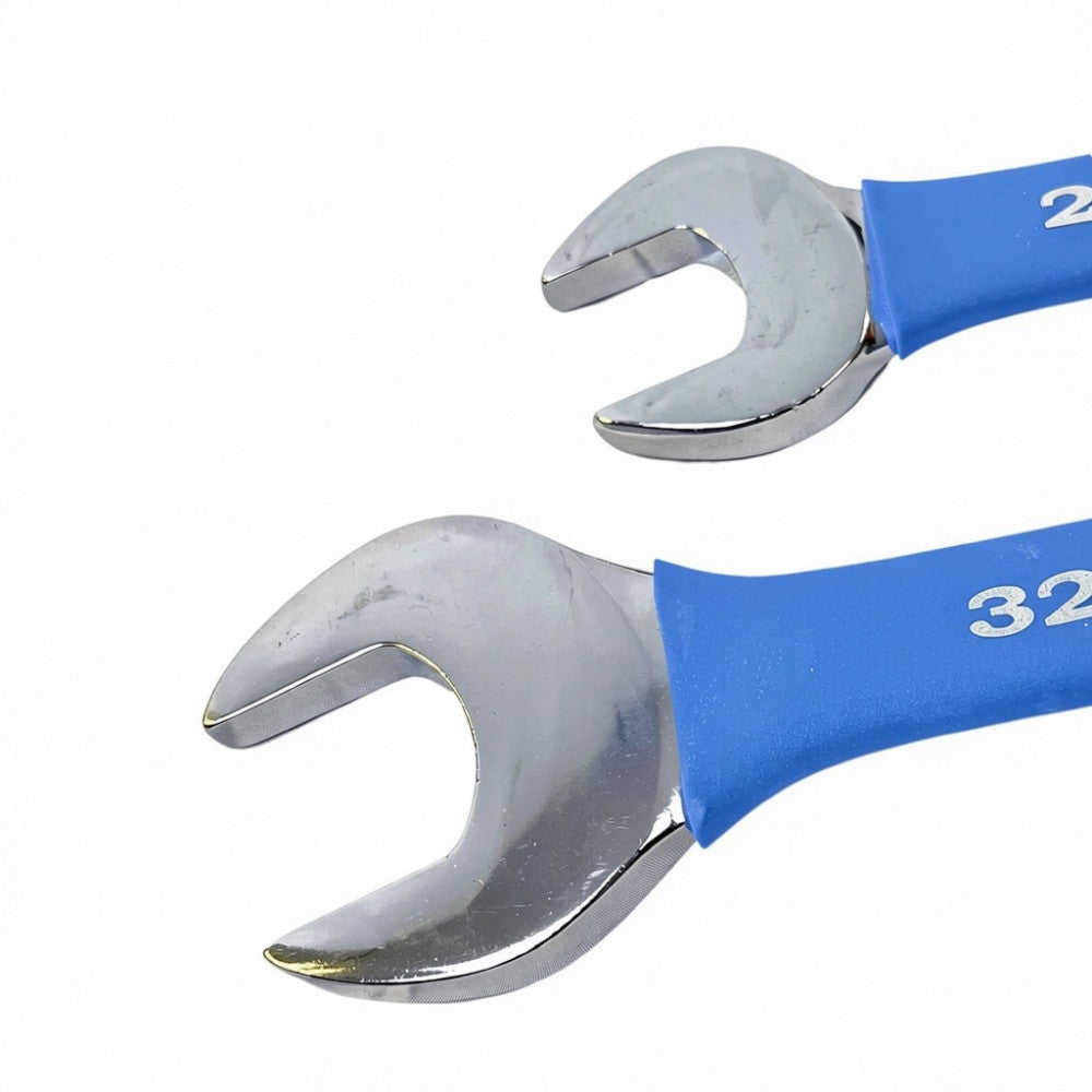 Combination Spanner Metric Set Soft Grip 6-32mm Open Ring + Roll 25pc