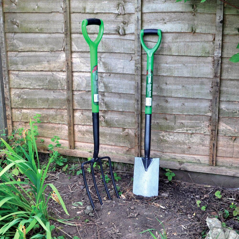 Carbon Steel Garden Fork and Spade Set