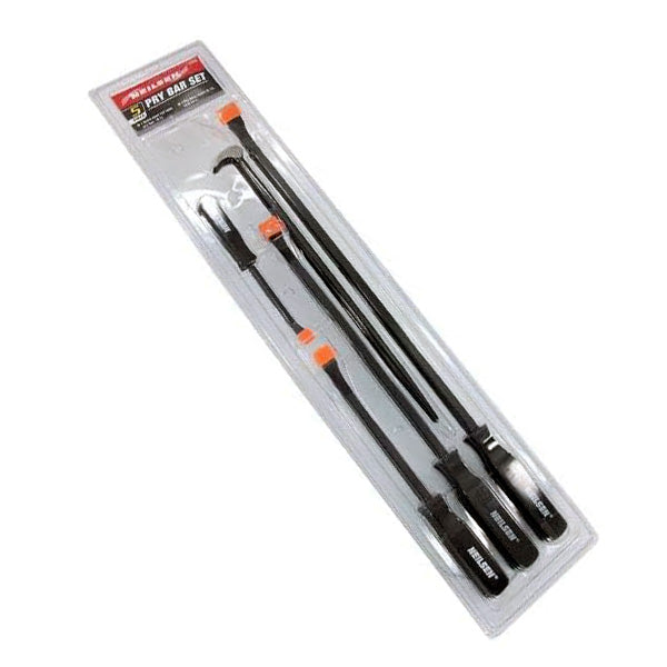 5Pc Heavy Duty Pry Bar Wrecking Crow Bar & Roll Bar Set