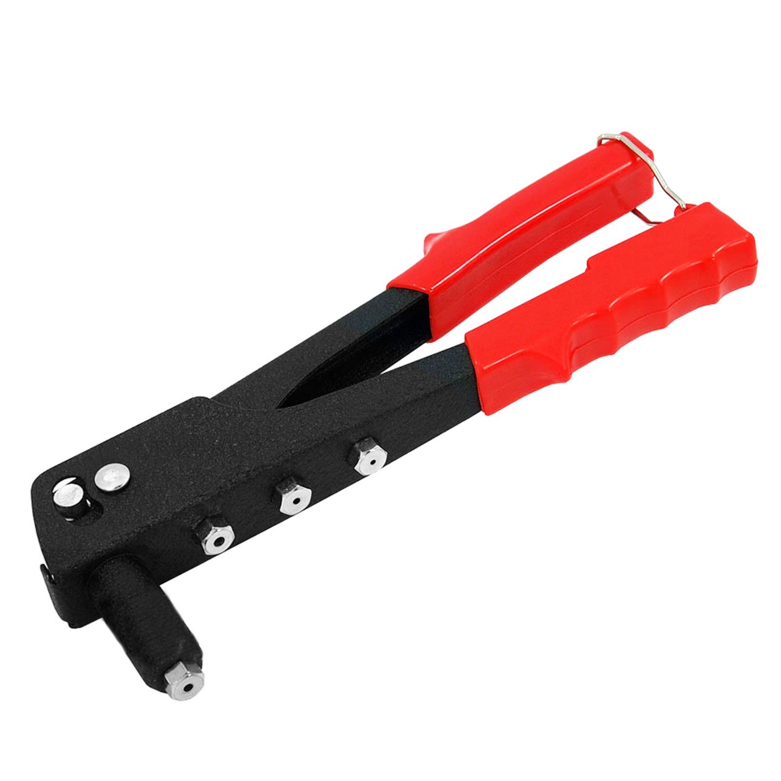 Heavy Duty Hand Riveter Pop Rivet Gun with 4 Nozzle Heads & 1000 Assorted Rivets