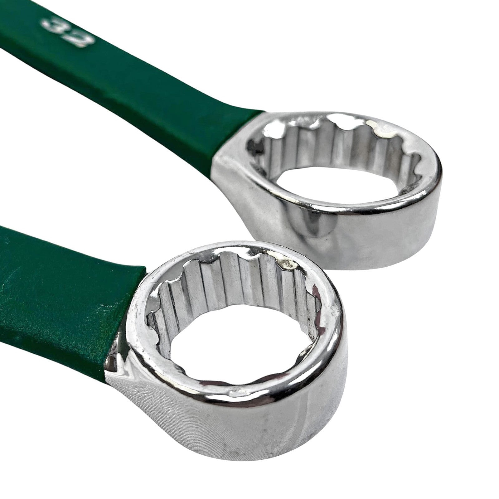 Combination Spanner Metric Set Soft Grip 6-32mm Open Ring + Roll 25pc (Green)