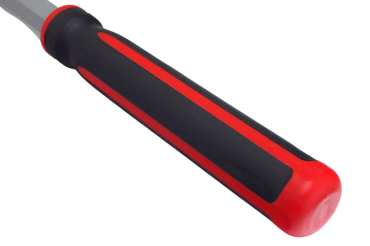 36" Heavy Duty Straight Nose Pry Bar with Soft Grip Handle