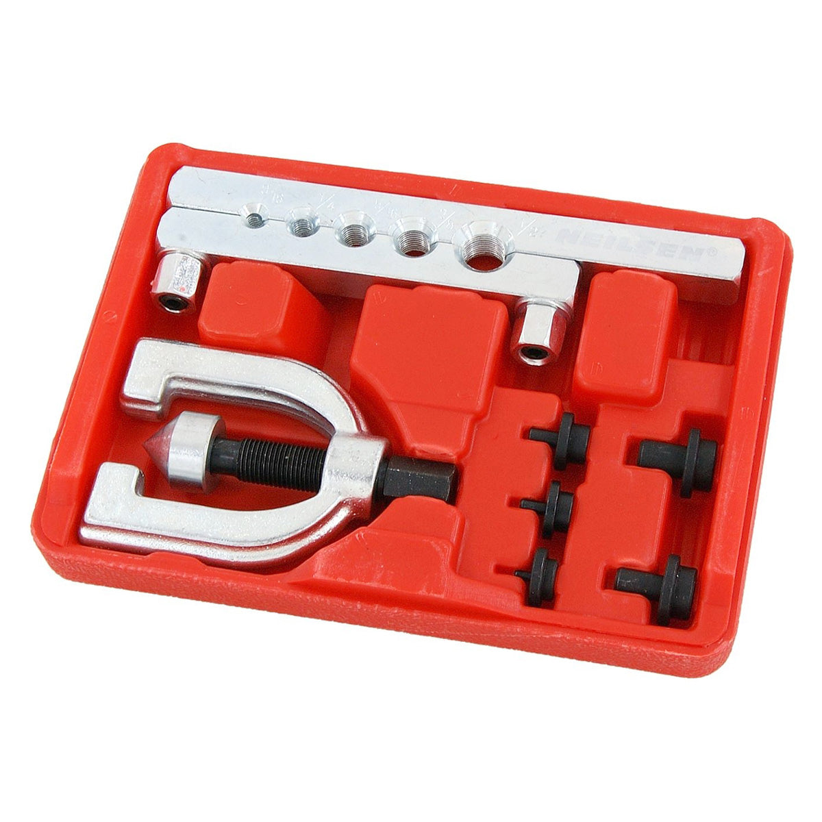 9pc Brake & Fuel Pipe Repair Tool Set |  Mini Pipe Bender, Tube Cutter & AF Pipe Flaring Kit