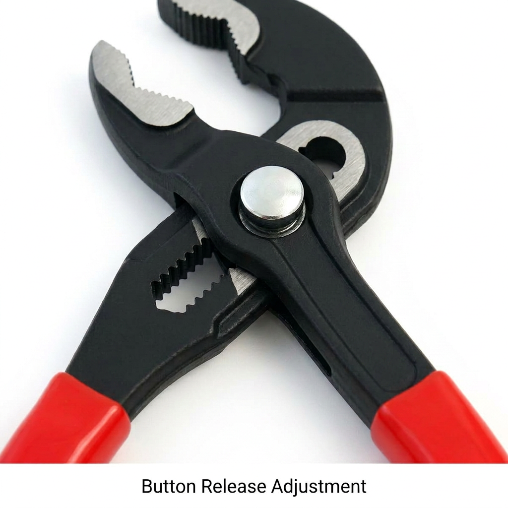 Water Pump Pliers Set 3pc Button Release 175–300mm