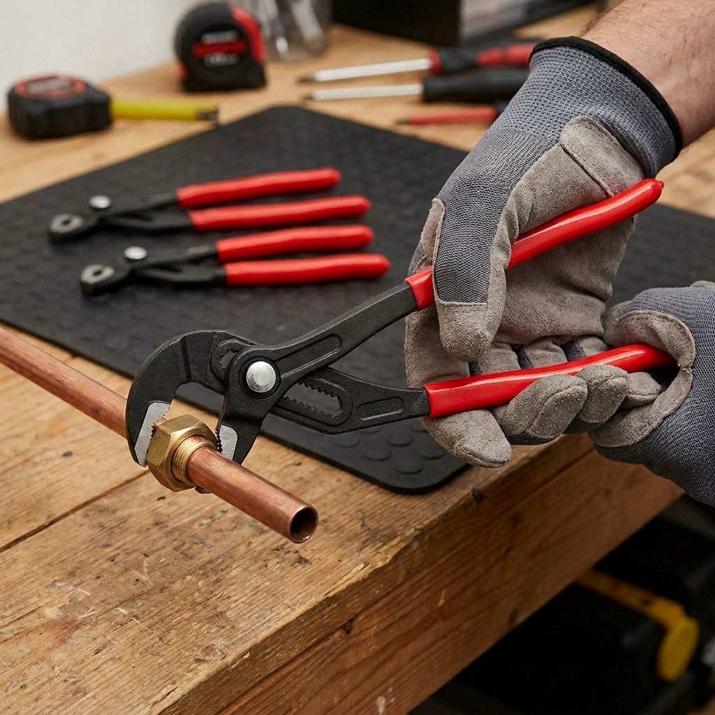 Water Pump Pliers Set 3pc Button Release 175–300mm