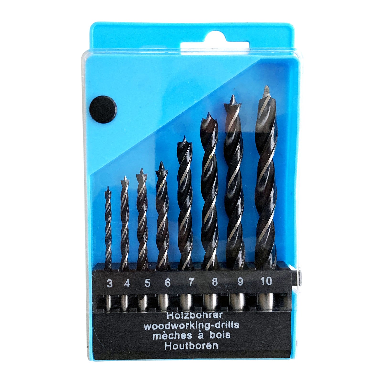 Silverline Right Angle Drill Attachment plus 8pc Drill Bits Set | 10mm Keyless Chuck for 90° Degree Drilling