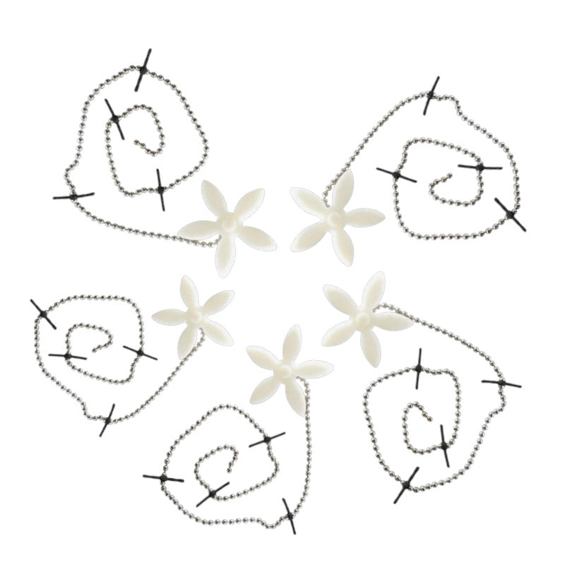 5 Drain Flower Wig Chain Hair Catcher Clog Remover Shower Bath Sink Bathroom Tool