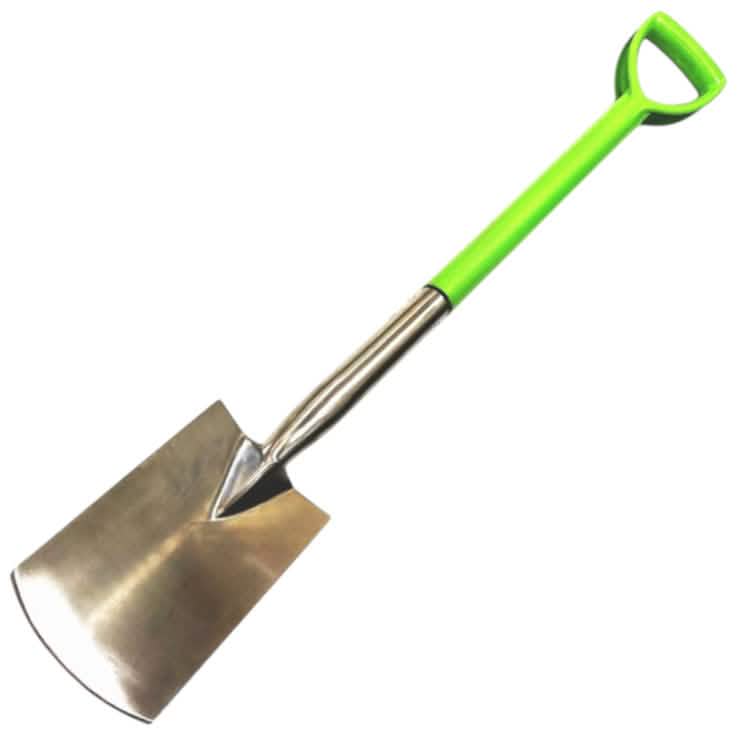 Border Spade Stainless Steel Texture Grip Handle Gardening
