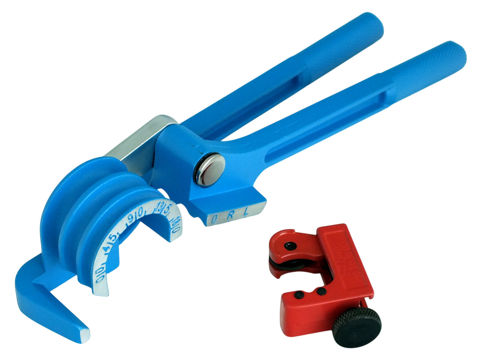 Mini Pipe Bender 6-10mm 3-in-1 180° Pipe Bending Tool plus 3-22mm Tube Cutter