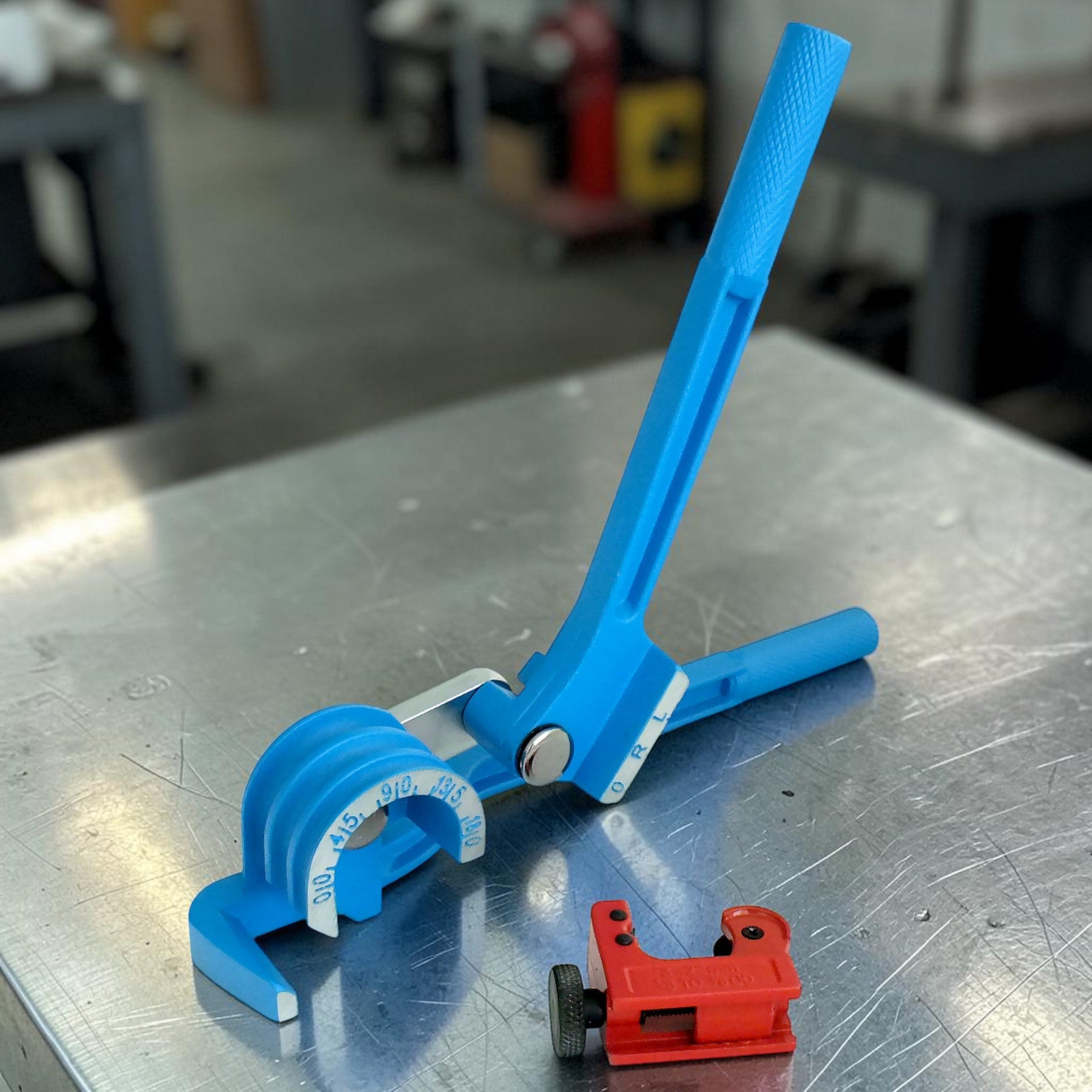 Mini Pipe Bender 6-10mm 3-in-1 180° Pipe Bending Tool plus 3-22mm Tube Cutter