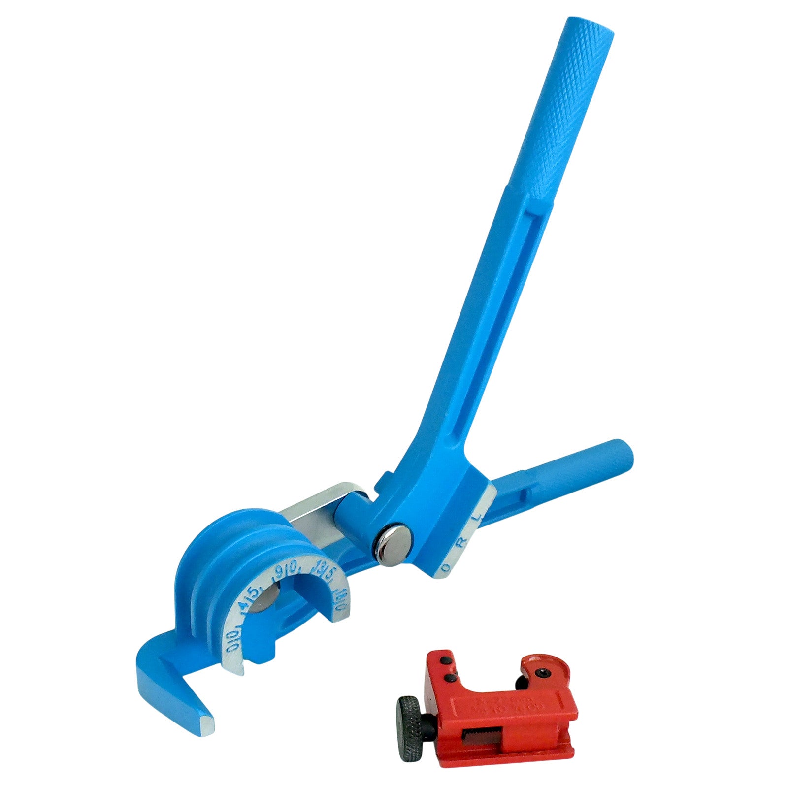 Mini Pipe Bender 6-10mm 3-in-1 180° Pipe Bending Tool plus 3-22mm Tube Cutter