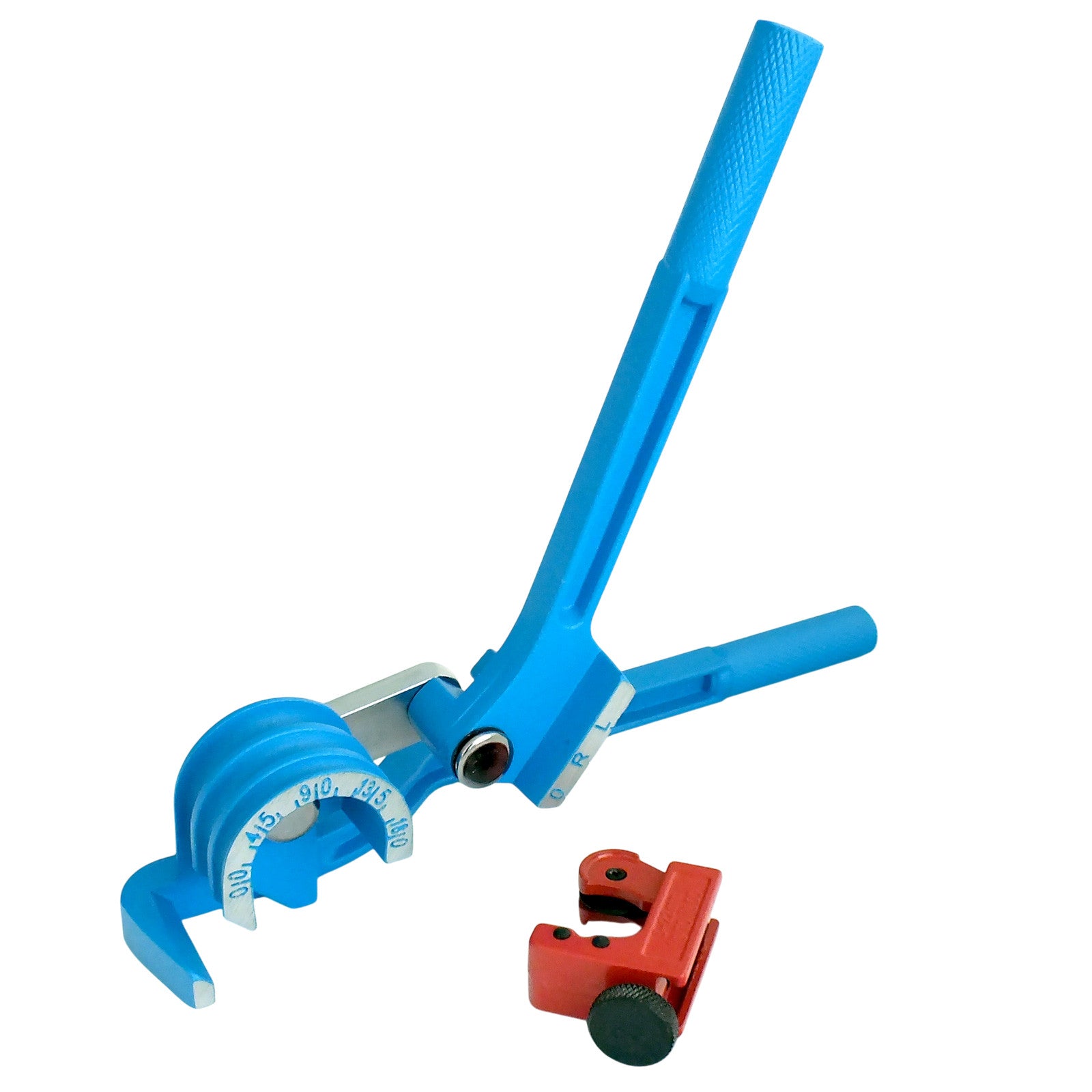 Mini Pipe Bender 6-10mm 3-in-1 180° Pipe Bending Tool plus 3-22mm Tube Cutter