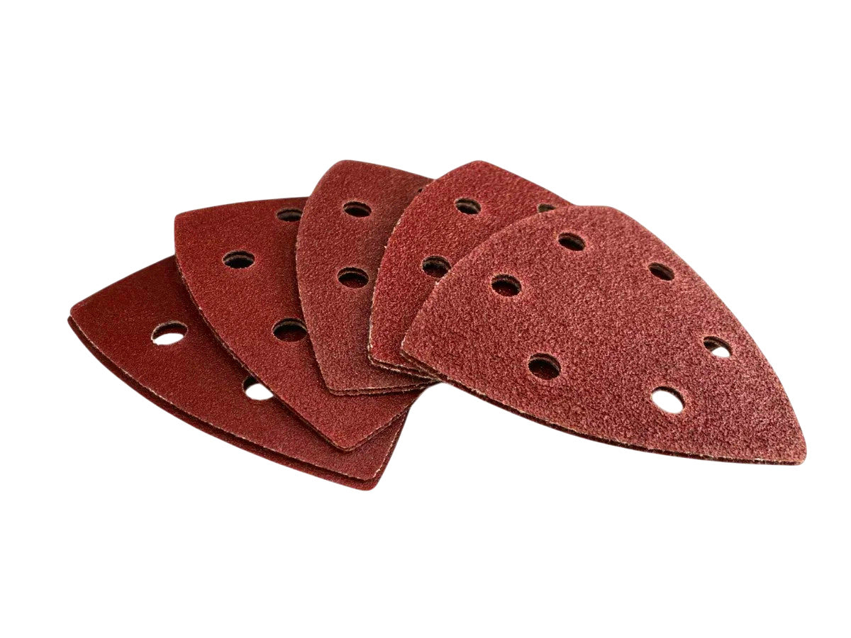 Draper 220W Tri-Base Detail Sander with 3 Interchangeable Base Plates & 25 Sanding Sheets