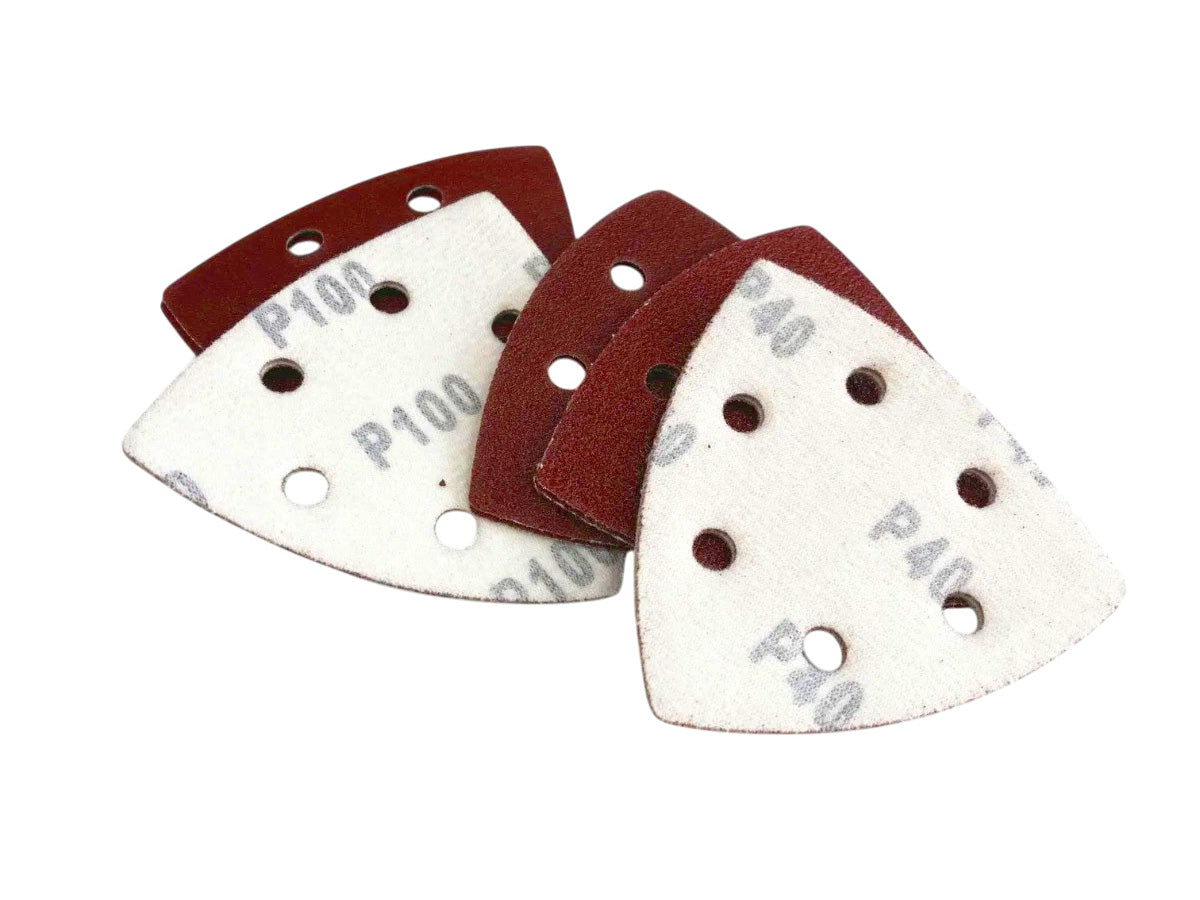 Draper 220W Tri-Base Detail Sander with 3 Interchangeable Base Plates & 25 Sanding Sheets